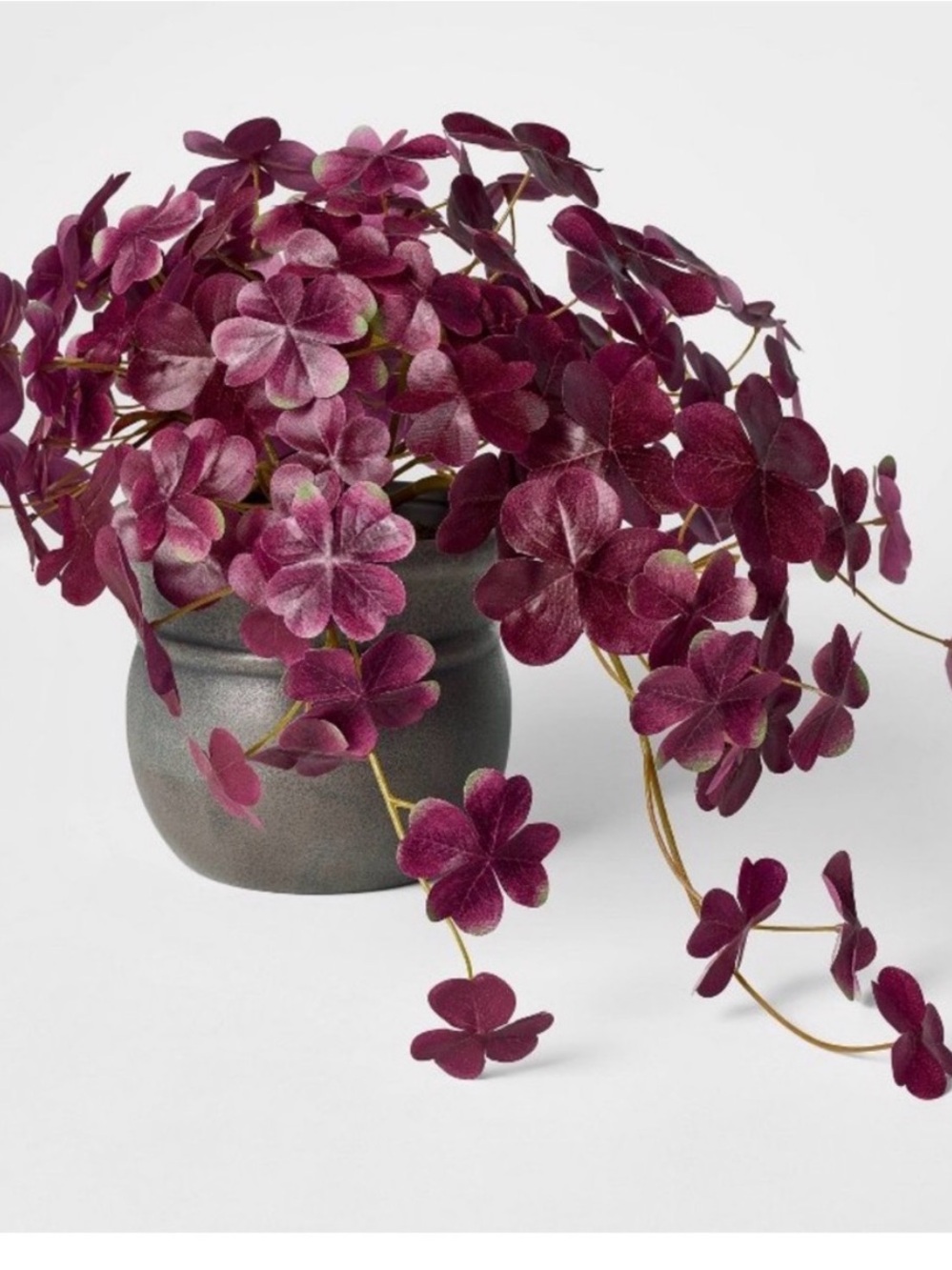 14" Fall Floral Trailing Artificial Arrangement Purple - Threshold Studio McGee